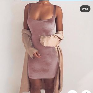 Sexy Ladies Deep V-Neck Bandage Bodycon Club Dress